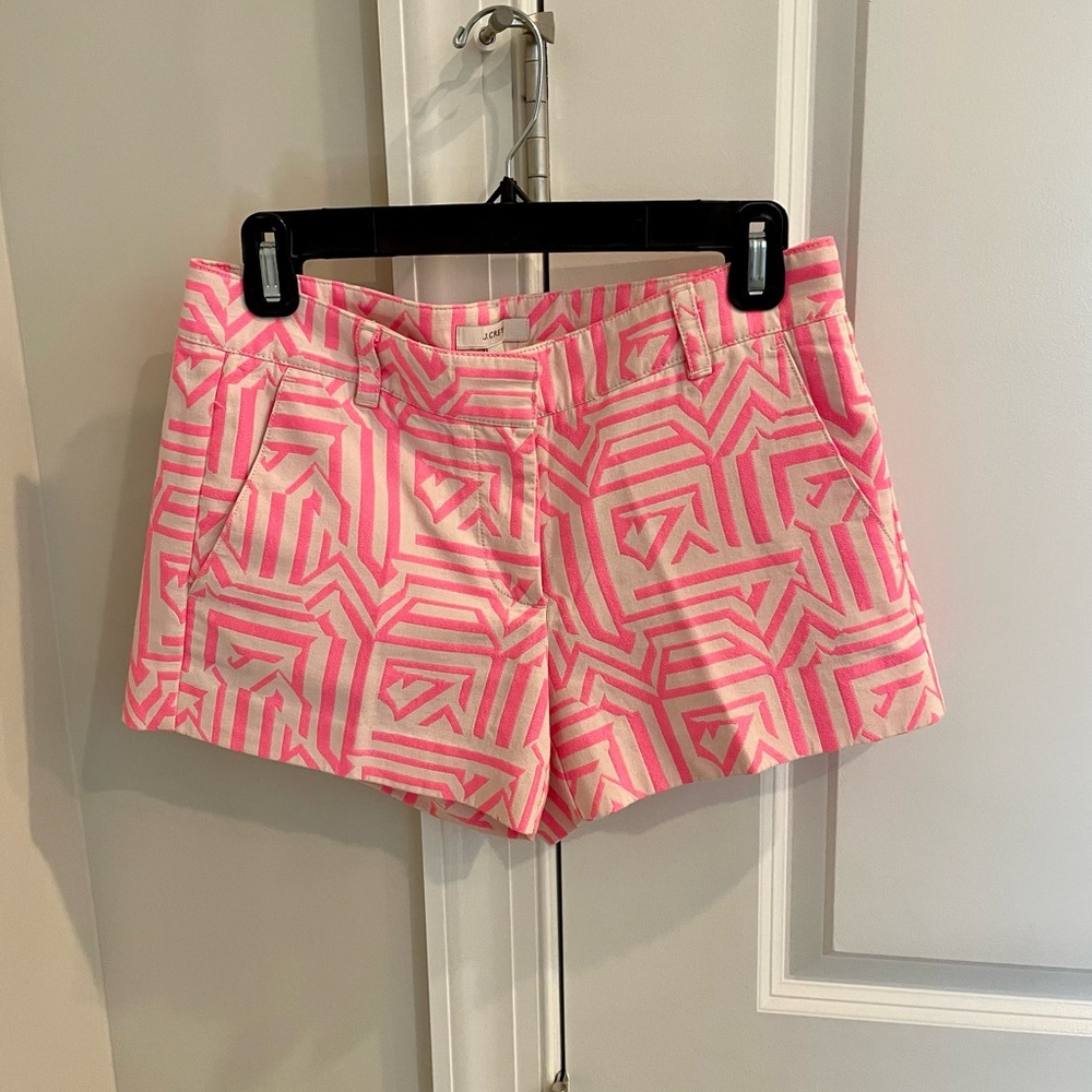 Jcrew women’s patterned shorts 3 inch inseam | Size 0